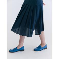 [정상가139,000원] Cotton Blend Pleats Skirt  Navy (WE3527T14R)