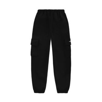 인지액티브 Fleece Cargo Jogger 블랙