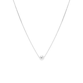 [925 silver] Un.silver.173 / simple ball necklace