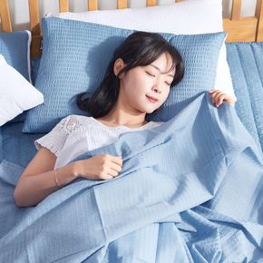 Q) 홑이불 모시 린넨 시어서커 홑겹 면 시원한 얇은