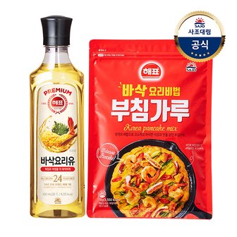 대림선 [사조대림] 바삭요리유 500mL x1개 +부침가루1kg x1개