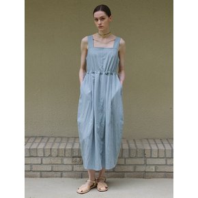 BANDING LONG DRESS II (SKY BLUE)