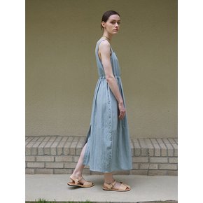 BANDING LONG DRESS II (SKY BLUE)