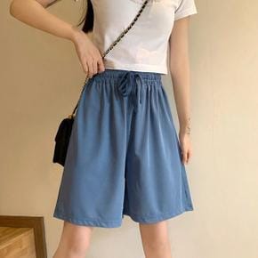 /마전동상회 여름바지 쿨링 밴딩반바지 밴딩팬츠 트레이닝복