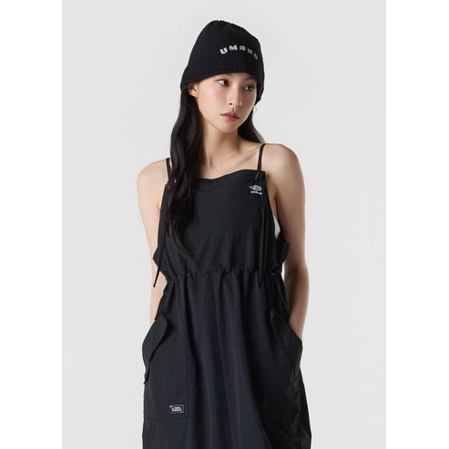 엄브로 여성용 썬샤워 슬리브리스 우먼스 우븐 원피스 UQ322COP71BLK