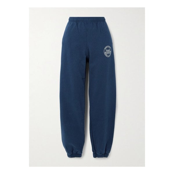 방돔 리조트 프린트 코튼 저지 테이퍼드 트랙 팬츠 1647597343786609