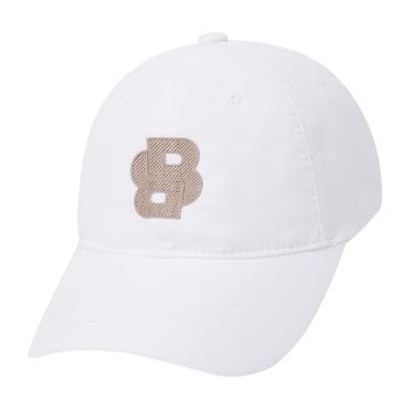 BOSS GOLF 보스골프 더블 B 로고 베이직 캡 WHITE