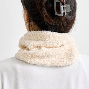 보들 플리스 넥워머 아이보리
