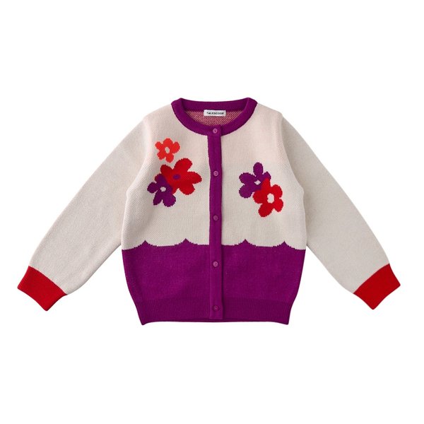 [여주점] 테일스쿱  -  울혼방플라워가디건  74C1420001