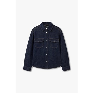 GCUT [지컷25S/S]플랩 포켓 드롭 숄더 데님 셔츠(7215255204)