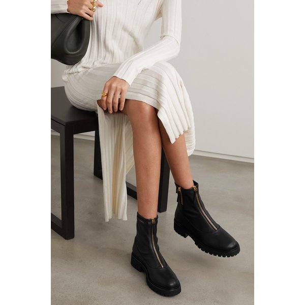 쥬세페자노티 Leather Ankle Boots 블랙 15546005221851483