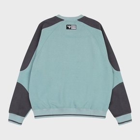 COLOR BLOCK SWEAT SHIRTS [MINT]