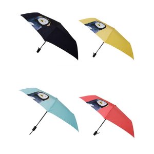 바보사랑 펭수 3단 완전자동 우산 55cm 펭빠