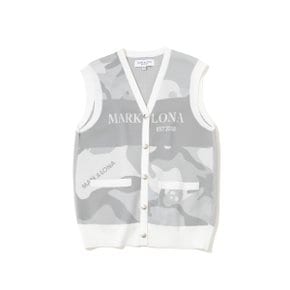 W GN CAMO JQD KNIT VEST (LS1IV91F)