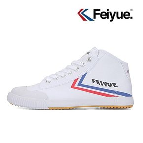 FE LO 1920  WHITE CANVAS W   BLIE/RED LOGO & RUBBER TOE  FU100115