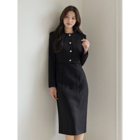 XXL까지 펄리스 크롭 레이어드 원피스 가을 봄 하객룩 오피스룩 데이트룩 격식룩.._P433649015