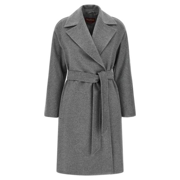 확대된 대표 막스마라 라벤나 버진 울 코트 MA344742BM GRAY