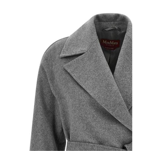 막스마라 라벤나 버진 울 코트 MA344742BM GRAY