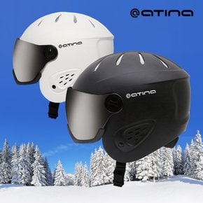 바이저 스노우보드 헬멧 고글일체형 SK38 겨울 레포츠 안전헬멧