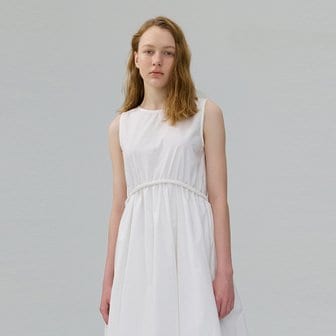 ahwe Piped Waist Dress_IVORY