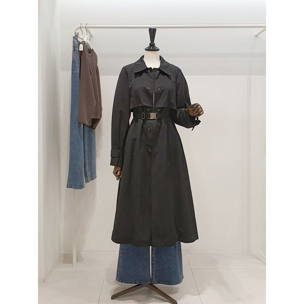 [파주점] 쥬크 주크 벨티드 플랩 싱글 트렌치코트 V253MSI902
