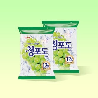 너만아는과자점 롯데제과 청포도 캔디 153g x 2개 /사탕 간식