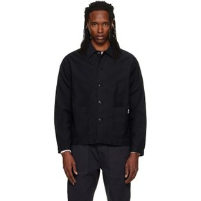 메르츠 비 슈바넨 블랙 크롭 새틴 캔버스 워커 재킷 JKT08SC.991.3 991 storm black