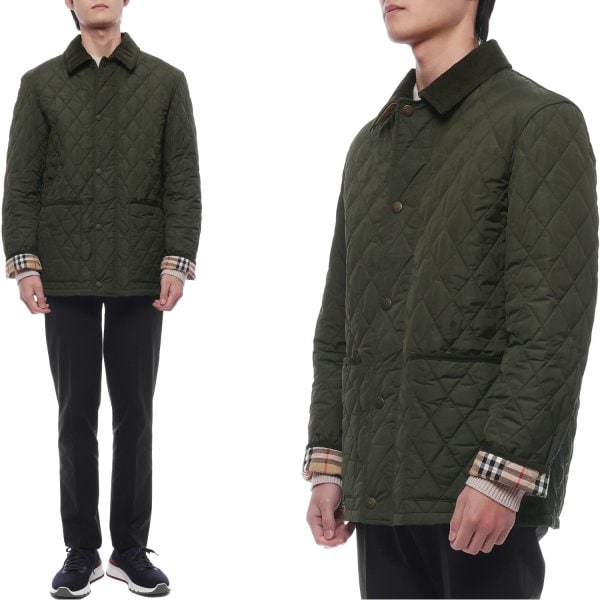 [부산점] 25FW 남성 퀼팅 나일론 재킷 (8110357 SHALE 25F)