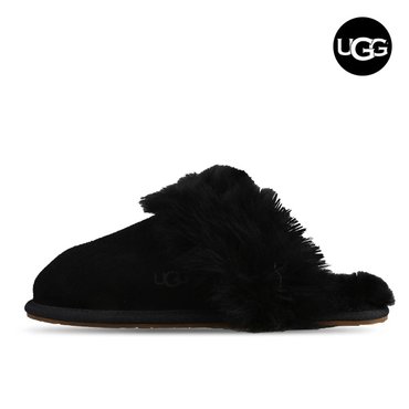 UGG 어그 (W) 스커프 여성 겨울 방한 털슬리퍼 1122750-BLK