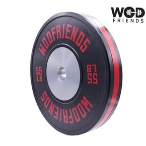 컴페티션 엣지 중량 원판 바벨 역도 홈짐 크로스핏 파운드 55LB WFCE-55