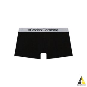 CODES COMBINE 코데즈 컴바인 INNERWEAR 모달 실버 아웃밴드 베이직 드로즈_블랙