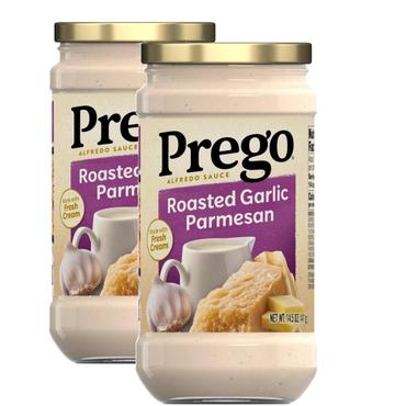  [해외직구] Prego 프레고 로스티드 갈릭 앤 파마산 알프레도 소스 411g 2팩