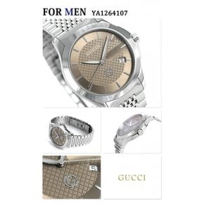 GUCCI G YA1264107 YA1265007 [] [구찌] 시계 페어 워치 타임리스 스위스제 쿼츠 브라운 맨즈