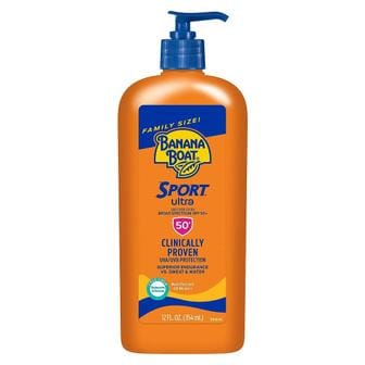  바나나보트 선크림 대용량 SPF50 354ml Banana Boat Ultra Sport Sunscreen