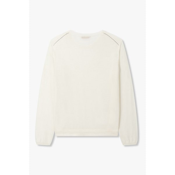 레이어드 헴 울 실크 니트 IA16152102106