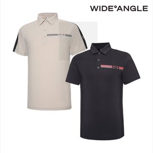 와이드앵글 22년  SS  남성 WL 프로 가슴 포인트 폴로 여름  티셔츠