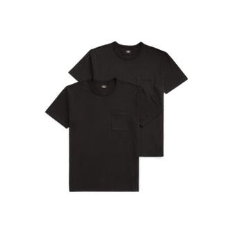DOUBLE RL 가먼트 다이 포켓 티셔츠 투팩(MNRRTSH1N820153001)