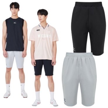 미즈노 24SS 공용 5부 니트 팬츠 32YD414006 32YD414009 5CUT MC LINE KNIT PANTS 뛰어난 신축성