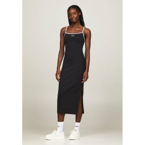 이스퀘어 4500047 Tommy Hilfiger SCRIPT LOGO BODYCON - Jersey dress black