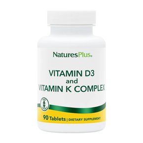 (오플닷컴) Natures Plus 비타민 D3 2500 IU K2 120 mcg 본 서포트 90 타블렛 네이쳐스플러스 빠른직구