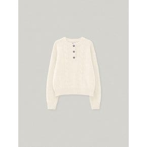 HERRIT HENRY NECK KNIT (IVORY)