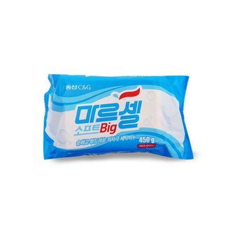 제이큐 동산 소프트 빅 사이즈 빨래비누450g/빨랫비누 X ( 2매입 )