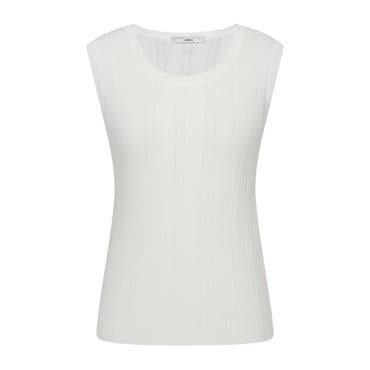 레노마레이디 골지 베이직 민소매티 R2F22KPO140