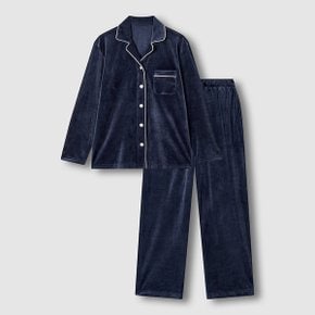 여 밍크 플리스 파자마 세트 J215401007056