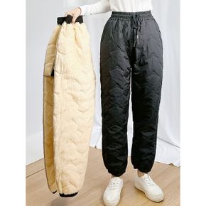 착용감 편한 여성 패딩 조거 트레이닝 팬츠 팔리아_P408787935