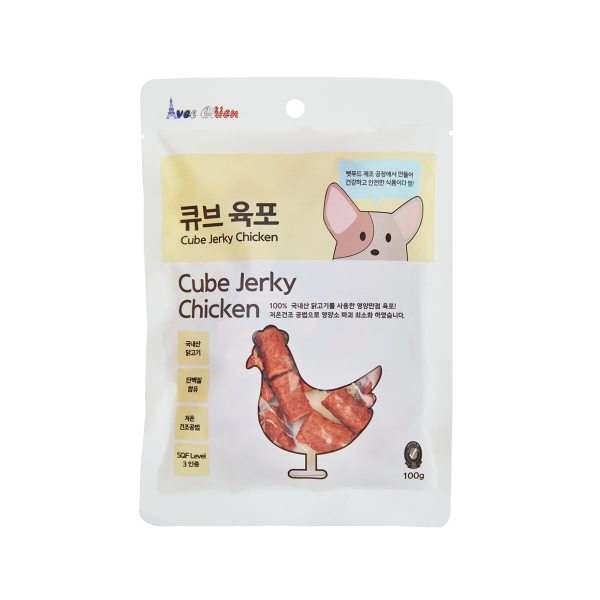 아벡시앙 큐브 육포 치킨(애견 강아지 노견 사료)