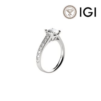 레쿠 IGI 1.05ct E VVS2 14k 랩다이아몬드 1캐럿 헬레나 링