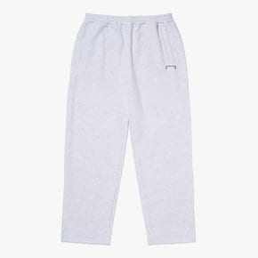 ESSENTIAL STRAIGHT PANTS-MELANGE GREY