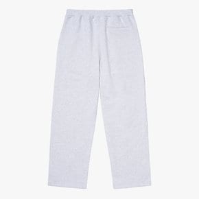 ESSENTIAL STRAIGHT PANTS-MELANGE GREY