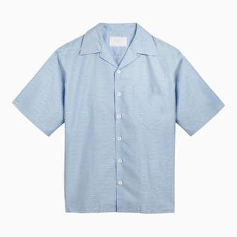 프라다(병행) 24SS 프라다 폴로 티셔츠 UCS4141VJP Light blue